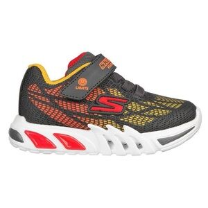 Size 7 Toddler Boys Skechers Kids Sneakers - Gray, Red, Yellow